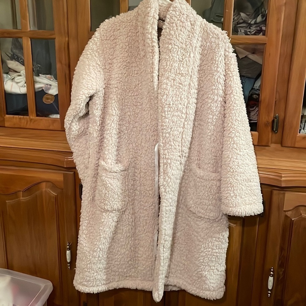 Pottery Barn Plush Sherpa Robe